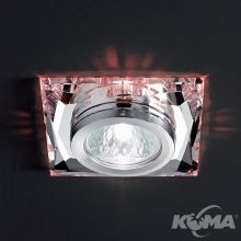 Lar oprawa wpuszczana 1x50W GU5,3 12V transparentna/chrom